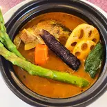 【ナンorライス】さかなとやさいのスープカレーセット(Fish＆vegetable soup curry set)（インドレストラン＆バー ラナ 大阪公立大学前店）
