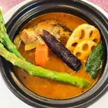 【ナンorライス】さかなとやさいのスープカレーセット(Fish＆vegetable soup curry set)（Royal Curry House）
