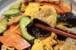 【木須肉】キクラゲ&豚肉&玉子炒め(銀座香菜チャイナGinzaShansaiChina)