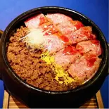 宮崎牛A5サーロインのステーキと和牛そぼろ弁当(肉割烹 肉かぶく)