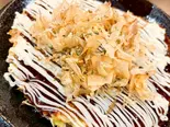 ダブルお好み焼き(イカ、豚)（お好み焼きFuji）