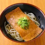 きつねうどん・そば Fried Tofu Udon/Soba Noodles（うどん たこ焼き いちばん）
