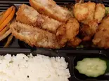 メンチカツと鶏のから揚げ弁当(ぎんのいえ)