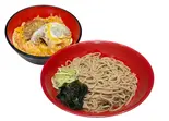 冷ミニかつ丼セットそば 又は うどん Mini Cutlet Rice Bowl + Cold Soba/Udon（富士そば 川崎西口店）