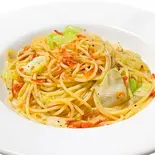 桜エビとキャベツのペペロンチーノ（BISTRO DANDE LION）