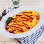 チキンたっぷりチキンオムライス(麻布チキンオムライス 栄店)