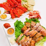 サムギョプサル・トッポギ シェアセット（韓国家庭料理ジャンモ 津田沼店）