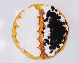 ココアビスケット＆ヌテラ＆ミルククリーム（ワッフルパラダイスMIYAKO 用賀店）