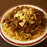 healthyfryGarlic Topping(Keema Chahan 健康フライガーリック入りキーマチャーハン（アダルサ 武蔵小金井店）