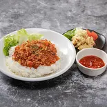 【ポテサラセット】スパイシーなチリキーマカレー（あーちゃんのキーマカレー）