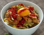 ホルモン韓国焼丼（なにわホルモン 栄店）