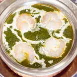 サグプラウンカレー Saag Prawn Curry（Indo Asian Restaurant BarHimalaya）