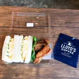タマゴサンドランチ（lloyd's coffee 西岡店）
