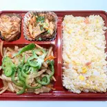 青椒肉絲弁当:青椒肉丝便当（四川中華料理 - 東方紅）