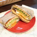 アメリカンワッフル・ハムエッグチーズ(手造りデザートのカフェ ヒュッゲ cafe&studio Hygge)