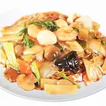 五目あんかけ焼きそばFive Ingredient Fried Noodles（辛苑 上野店）