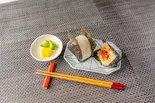 卵黄かえし漬けおにぎり2個（蕎麦＆CAFE やまだ）
