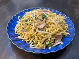 味噌ホルモン焼きそば（呑み喰い処 大仙）