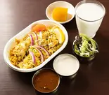 ラソイビリヤニ(カレー1種類&インド風炊き込みご飯&ライタ&ドリンク&デザート)(インディアン ラソイ)
