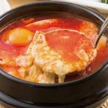 海鮮チーズスンドゥブチゲ(ご飯付き)（クッパリ）