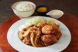 味付け黄金比率！豚生姜焼き100g＆生姜マヨ鶏からあげ 5個 弁当 〜オリジナル生姜マヨネーズ付き〜（豚でもない生姜焼きっ！！ 西神奈川3丁目2号店）