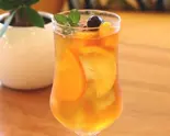 フルーツティー(マンゴーオレンジ)(Cafe りあん)