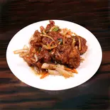 鶏肉と玉ねぎの黒胡椒(珉珉 曽根崎店)