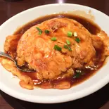 カニ天津飯（中華厨房 杏杏）