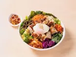 【サラダ】グリルチキンビビンバサラダ（DONBURI HAPINES TORIYAMA ★どんぶり ハピネス 鳥やま 東十条鳥やま店）