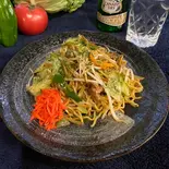 ブタ焼きそば Fried Soba Noodles with Pork(おこのみやきBanBanハウス)