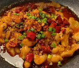 鶏肉辛み煮込み/水煮鸡柳+送一份米饭(四川火鍋しゃぶしゃぶ専門店 賢合庄)