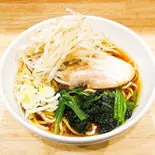 もやし中華そば(薬味葱、ほうれん草、豚叉焼1枚、もやし)（中華そば 昭和軒 弘明寺店）