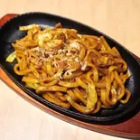 鉄板焼きうどん（浅草食堂 元松）