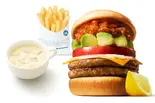 【+60円ドリンクセット】ダブル アボカド タコスバーガー(モスバーガー 薬院店)