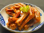 辛味醤油煮鴨の足 (4個)/辣卤鸭掌 (4个)（楽山楽・甘皮鴨専門店）
