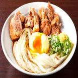 (冷)おやこうどん（ザンギとうどんの専門店 一久 狸小路本店）