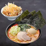 TUKASA赤丸とミニネギチャーシュー丼セット（横濱とんこつ TUKASA 関内店）