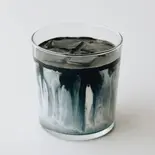 ブラックほうじ茶ティーラテ(ICE)BLACK HOJICHA TEA LATTE（HEIM Coffee）