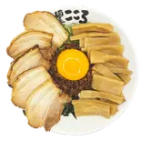 肉メンまみれハーフ&ハーフ【追い飯無料】(麺屋こころ 大岡山本店)