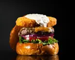 【リピート率No.1】タルタルチーズハッシュバーガー Tartar Cheese Hash Brown Burger（バンズの美味しいハンバーガーレストラン【潮見スキッパーズ】）