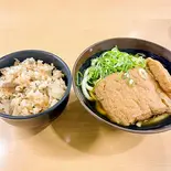 でんきつねうどん定食（【濃厚鰹ダシ】天八うどん どんでん）