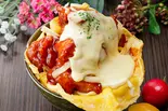 【6個・オム卵】ヤンニョムチーズからあげ丼（オム卵からあげ丼 火の鳥 天下茶屋店）