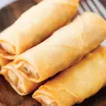 チキンチーズスプリングロール/Chicken Cheese Spring Roll（南インドエスニックレストランエローラパレス洗足池）