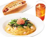パスタ＆チーズドッグセット（カッフェイタリアントマト 仙台名掛丁店）