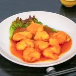 海老チリ Shrimp with Chili Sauce（チャイナ カフェ＆レストラン 膳坊）