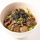 【丼人気No.1 】焼肉チョレギ丼 Grilled Meat and Choregi Rice Bowl（プンキッチン真田山）
