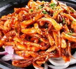 香辣鱿鱼须 ゲソのスパイシー炒め（ビャンビャン麺 朋友）