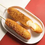 ⑧.モッツァレラチーズホットドック Mozzarella Hot Dog（アリランホットドック 浅草）