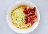 うま辛ザンギうどん(冷)(大盛り麺や 日木うどん 平岸店)