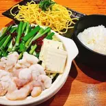 国産もつ鍋1人前+ご飯+ちゃんぽん麺セット(味噌)(博多もつ鍋総本家 喜楽 清水店)